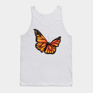 Monarch Butterfly in flight Tank Top